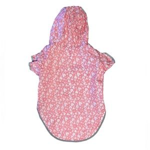 HEART PRINT DOG RAINCOAT 🐶